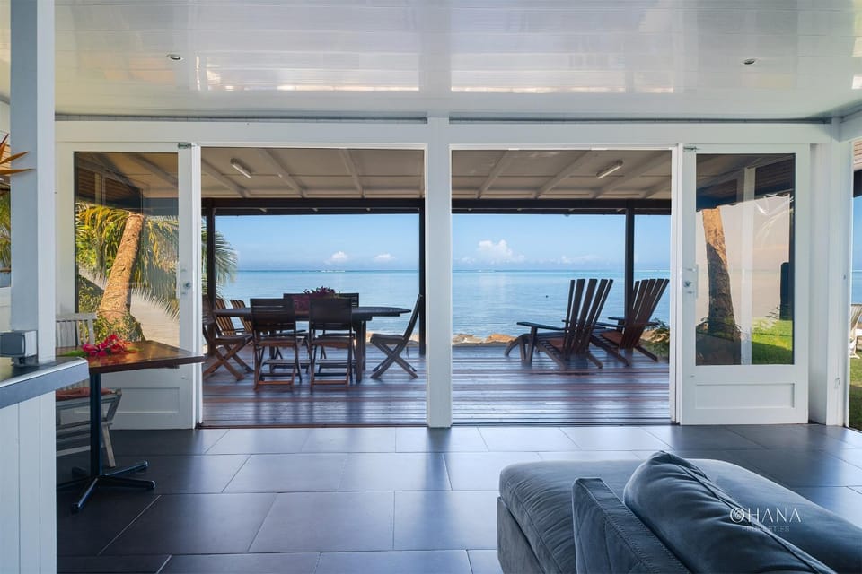 Fare Matairoa - 2BR Beach Cottage House in Moorea-Maiao