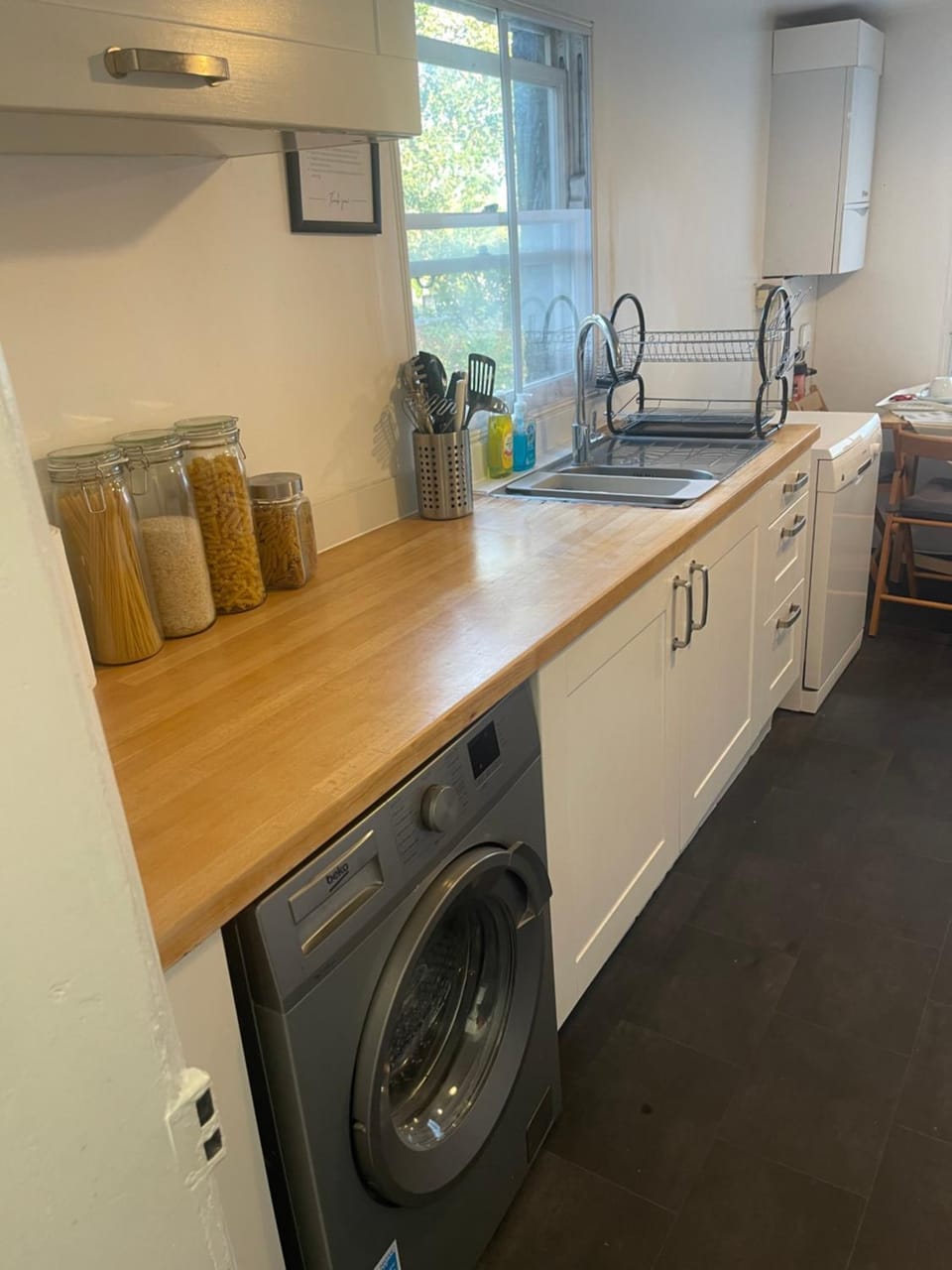dishwasher, washing machine, dryer