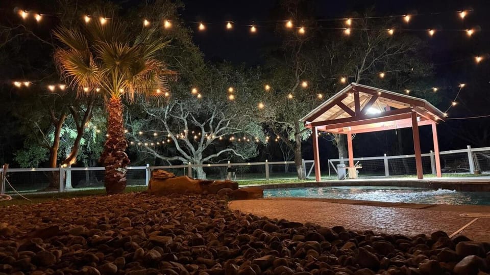 Night, Natural landscape, Garden