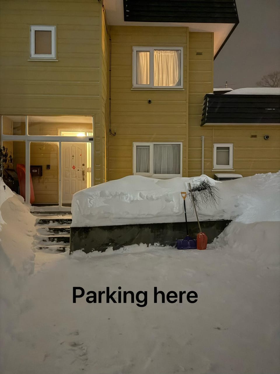 Property building, Winter