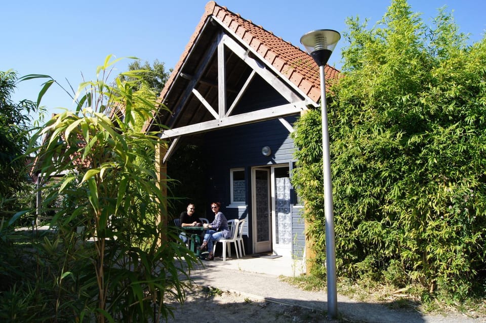 Patio, Facade/entrance, Day, Guests