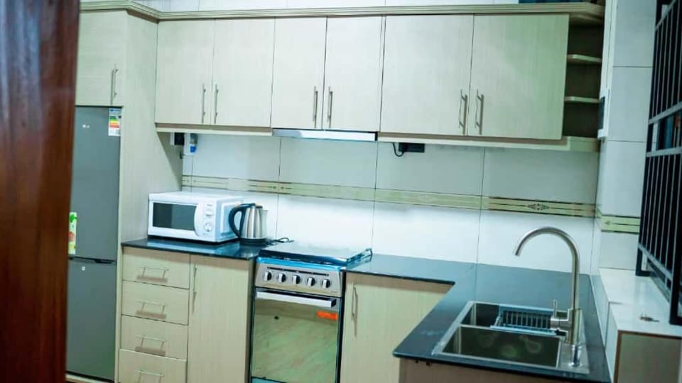 Kitchen or kitchenette, dishwasher