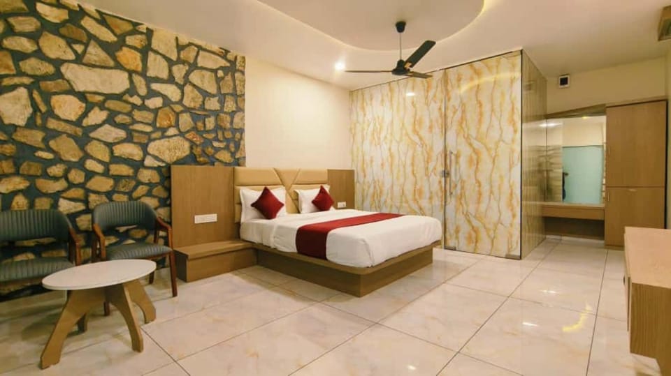 Bed, Bedroom, air conditioner