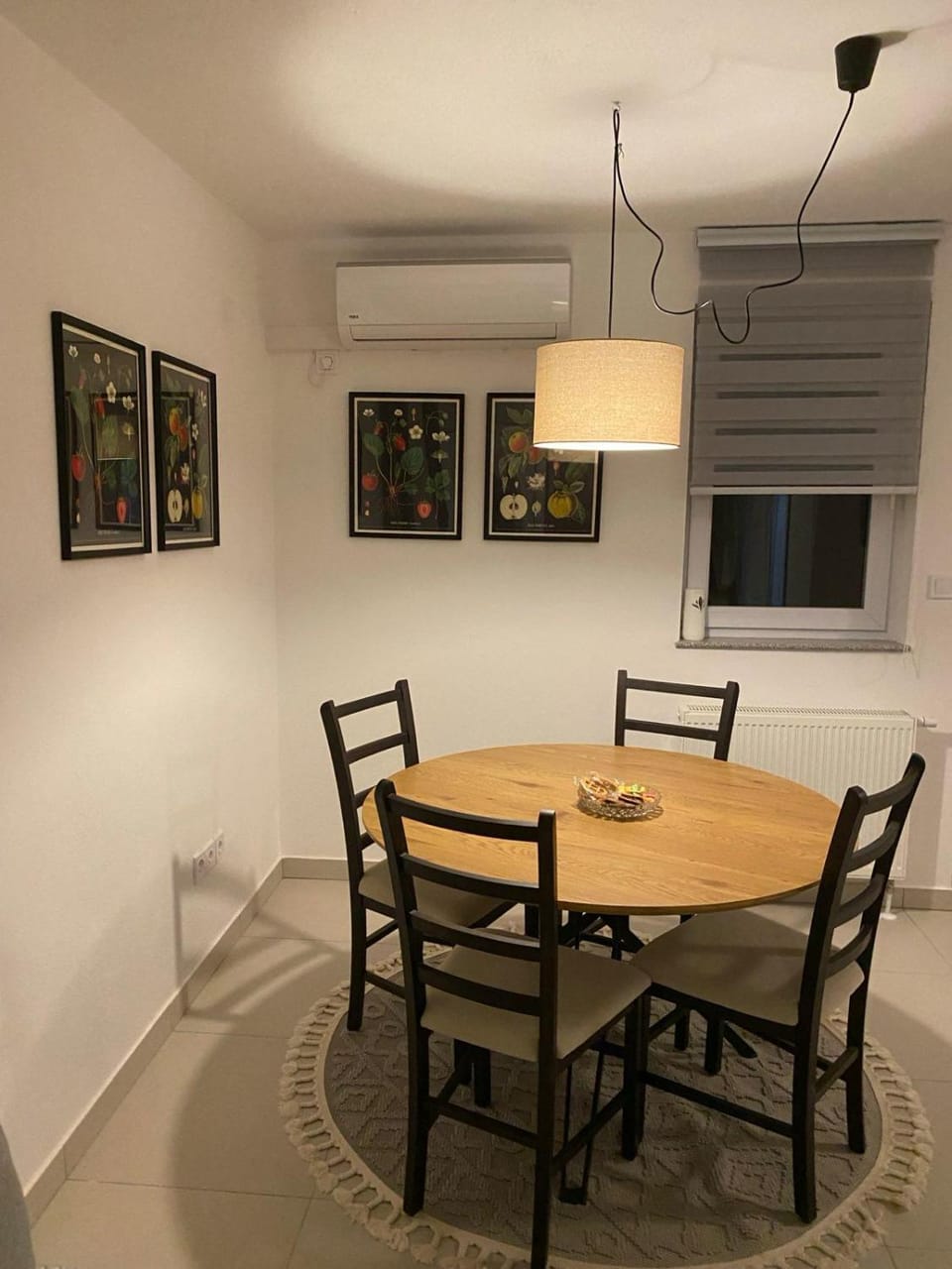 Dining area, air conditioner