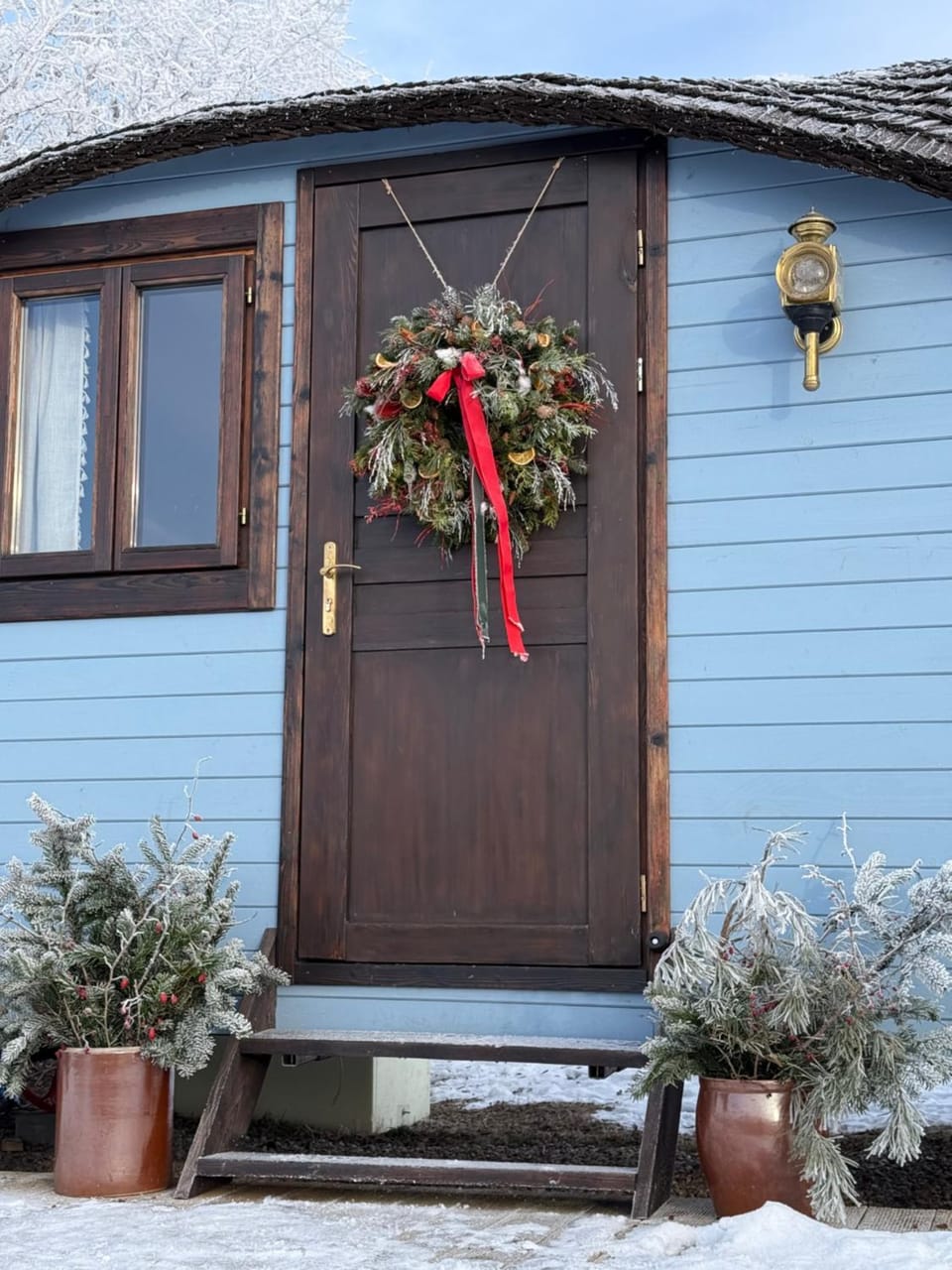 Żuławska Zielona Przystań, całoroczny domek na kołach Campground/ 
RV Resort in Pomeranian Voivodeship