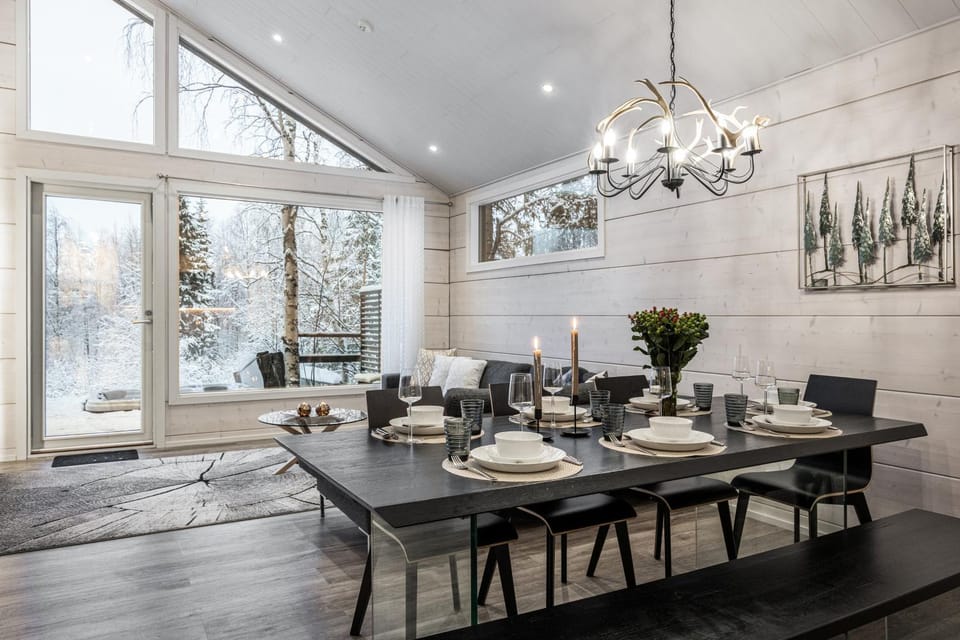 Living room, Seating area, Dining area