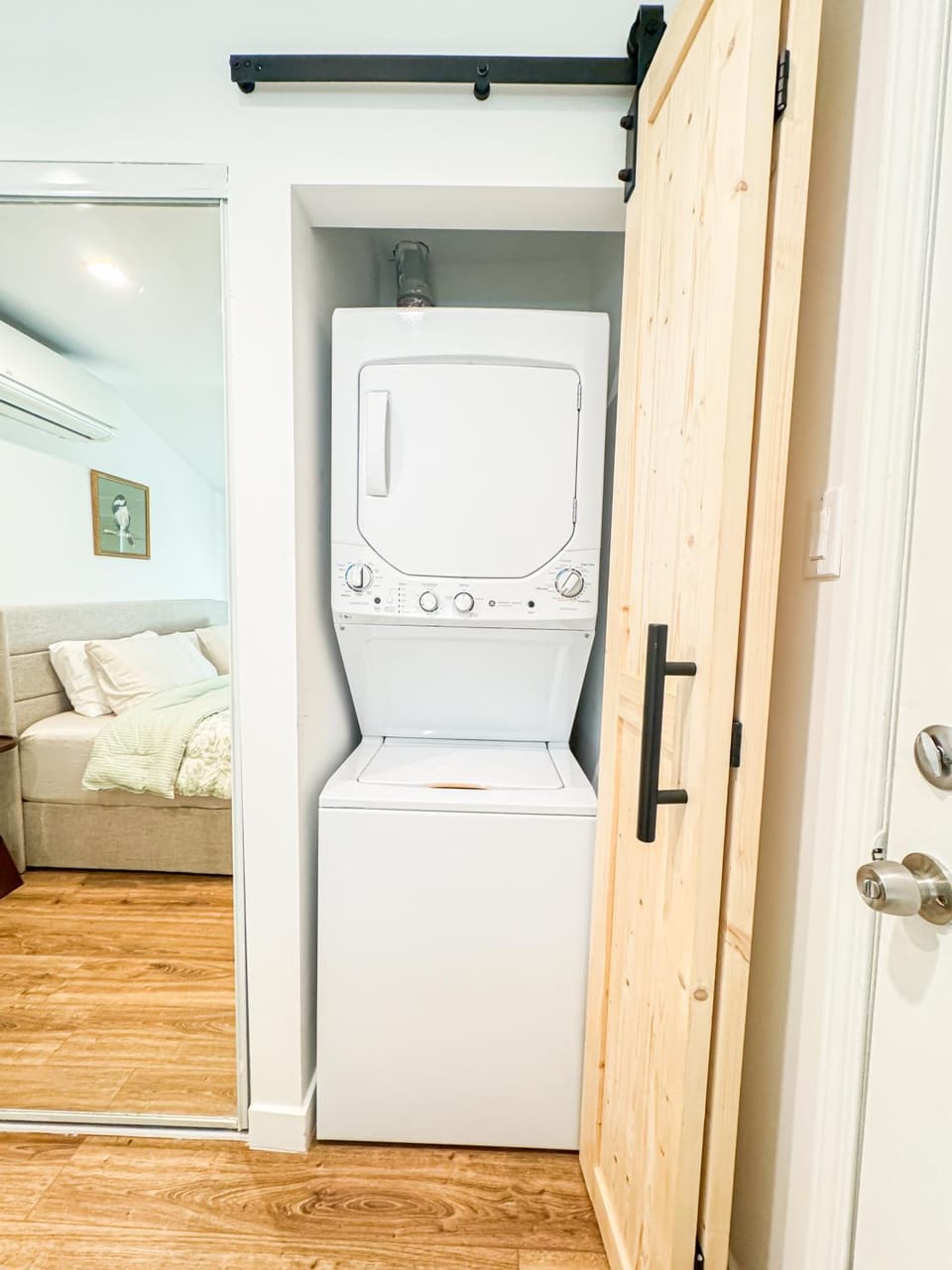 Bed, washing machine, dryer
