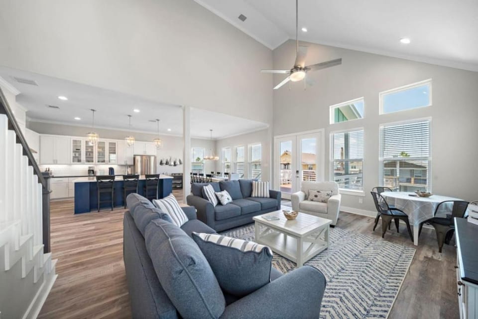 Spacious Canal Retreat with Pool and Boat Dock House in Jamaica Beach