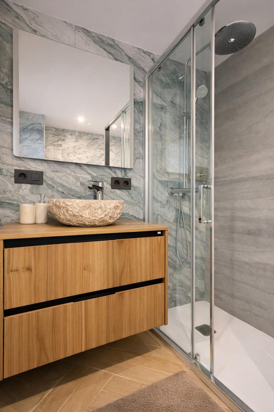 Bathroom, hair dryier