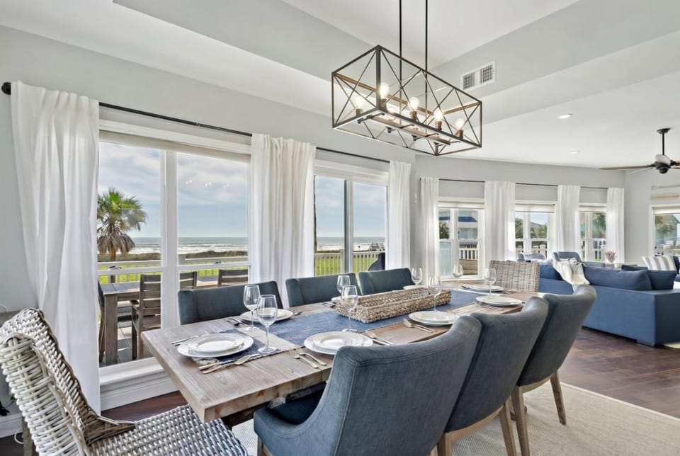 3-story beach house with incredible ocean views, steps to the beach House in Hitchcock