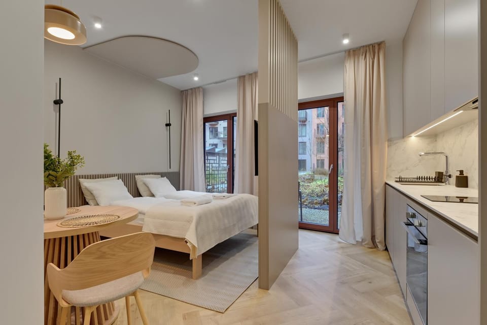 Bed, Kitchen or kitchenette, Photo of the whole room