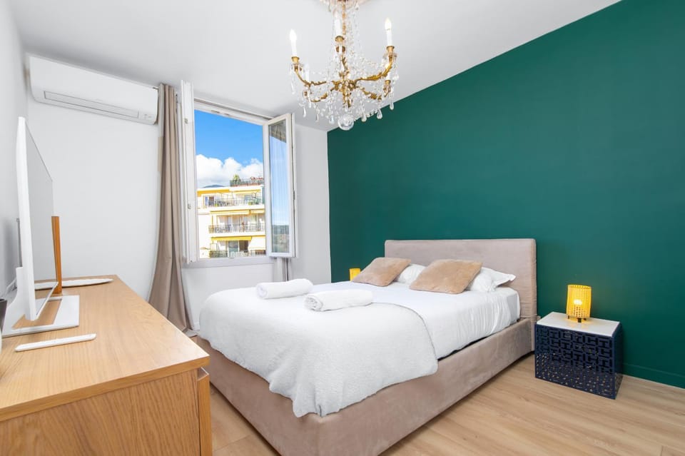 Charmant 2P à Roquebrune-Cap-Martin, plage & clim Apartment in Roquebrune-Cap-Martin