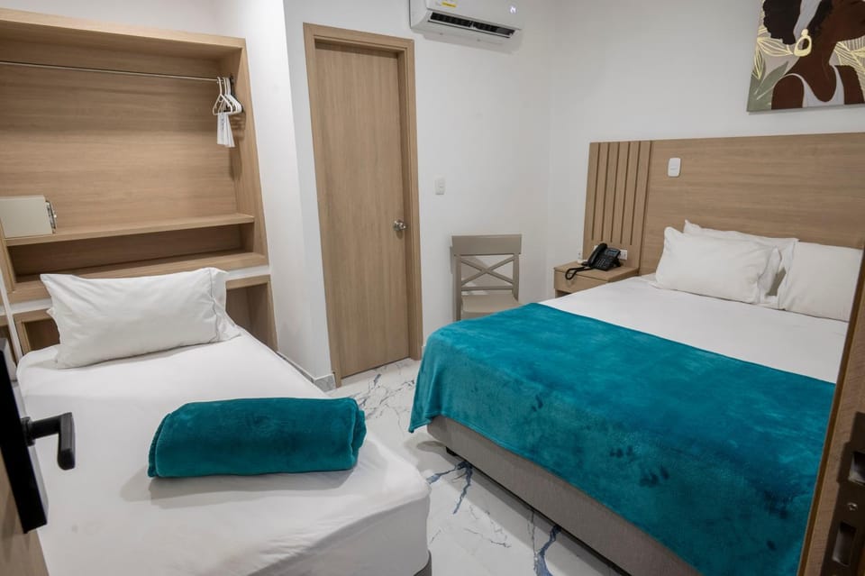 Bed, Photo of the whole room, Bedroom, towels, wardrobe