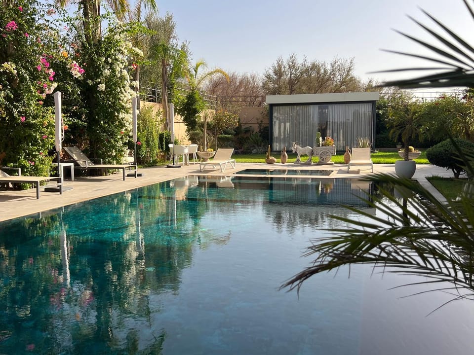 Garden, Garden view, Pool view, Swimming pool, sunbed