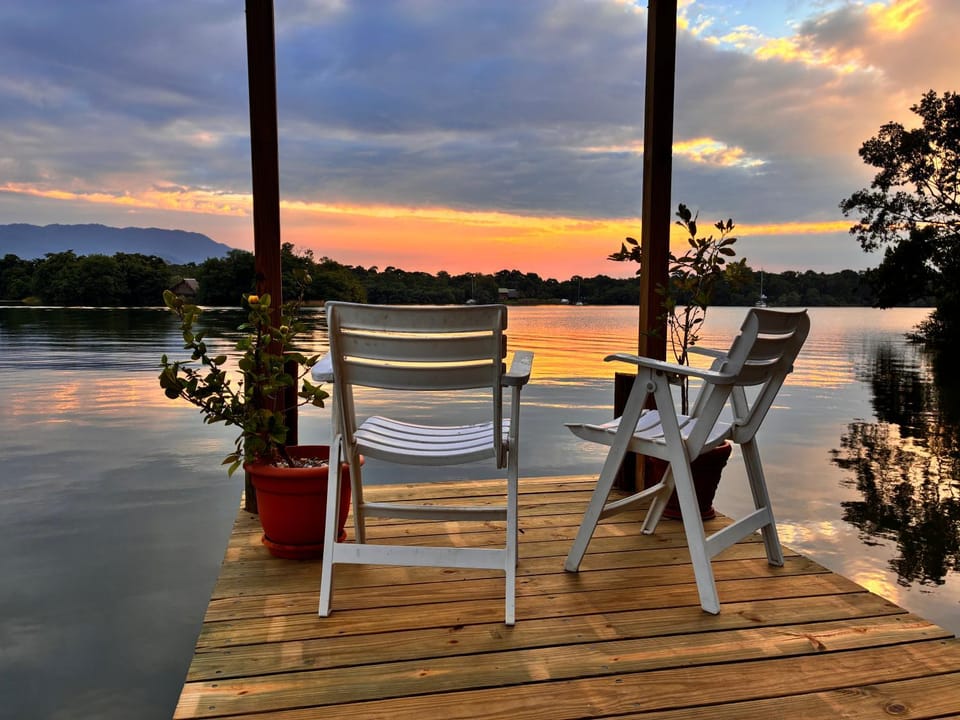 River view, Sunset