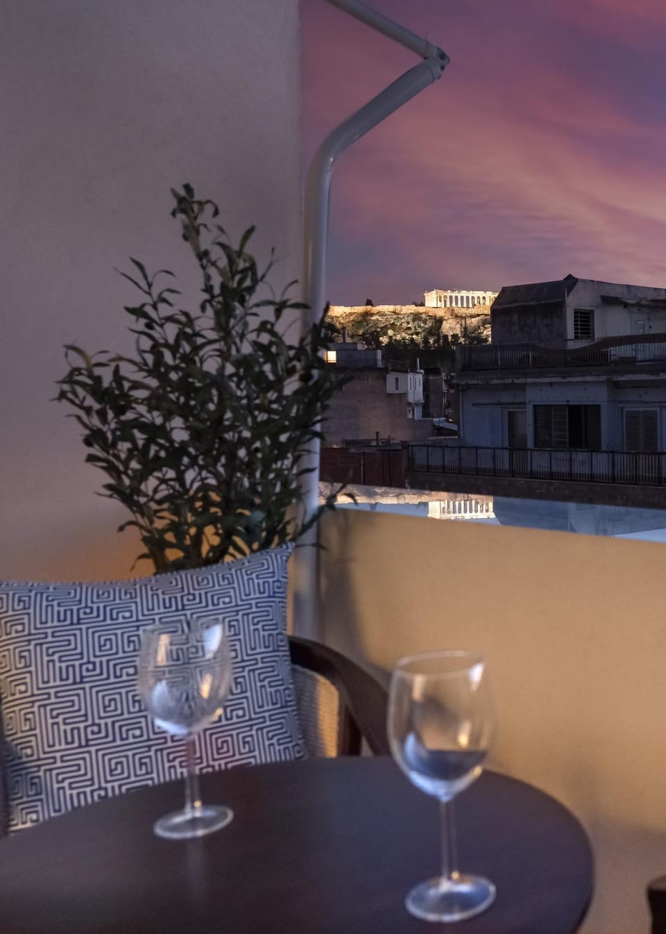 Night, View (from property/room), Balcony/Terrace