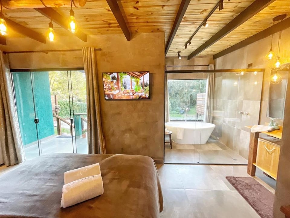 Tiny House Passaúna - Conforto e Banheira Chalet in Curitiba
