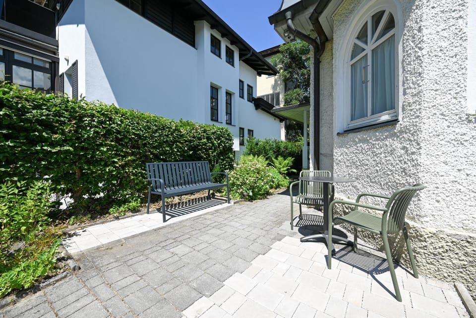 Property building, Patio, Garden view