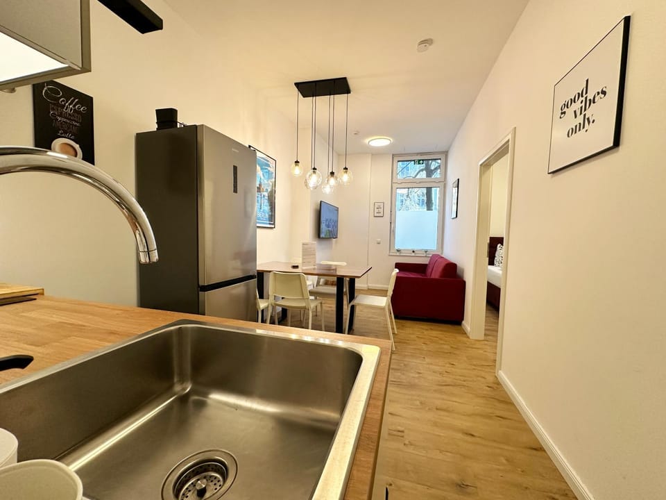 Living room, Dining area, kitchen, air conditioner