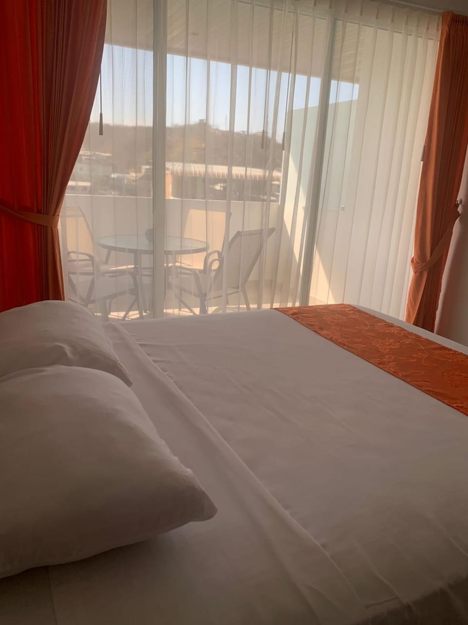 Bed, View (from property/room), Balcony/Terrace, Photo of the whole room, Bedroom