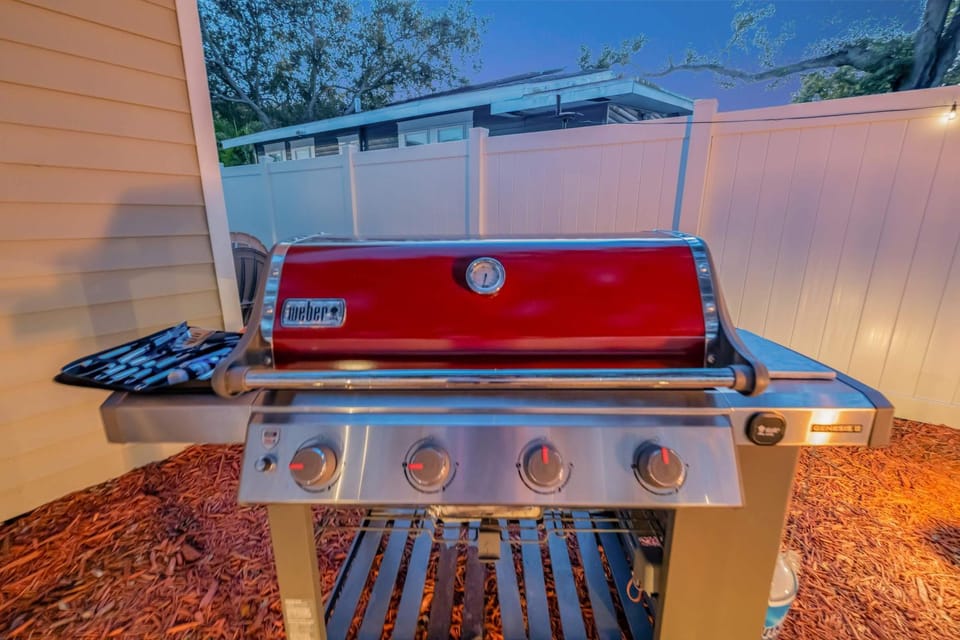 Family & Pet Friendly Getaway with Porch Fire Pit & Yard House in Tampa