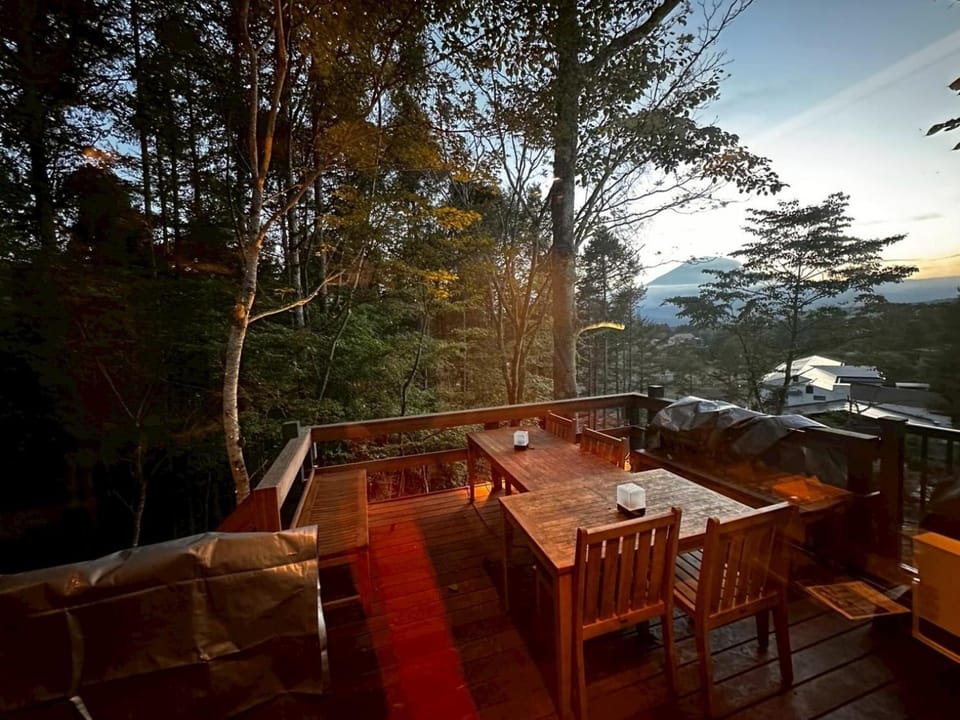 富士山を見ながらサウナBBQ The No10 MtFuji Forest House Apartment in Kanagawa Prefecture