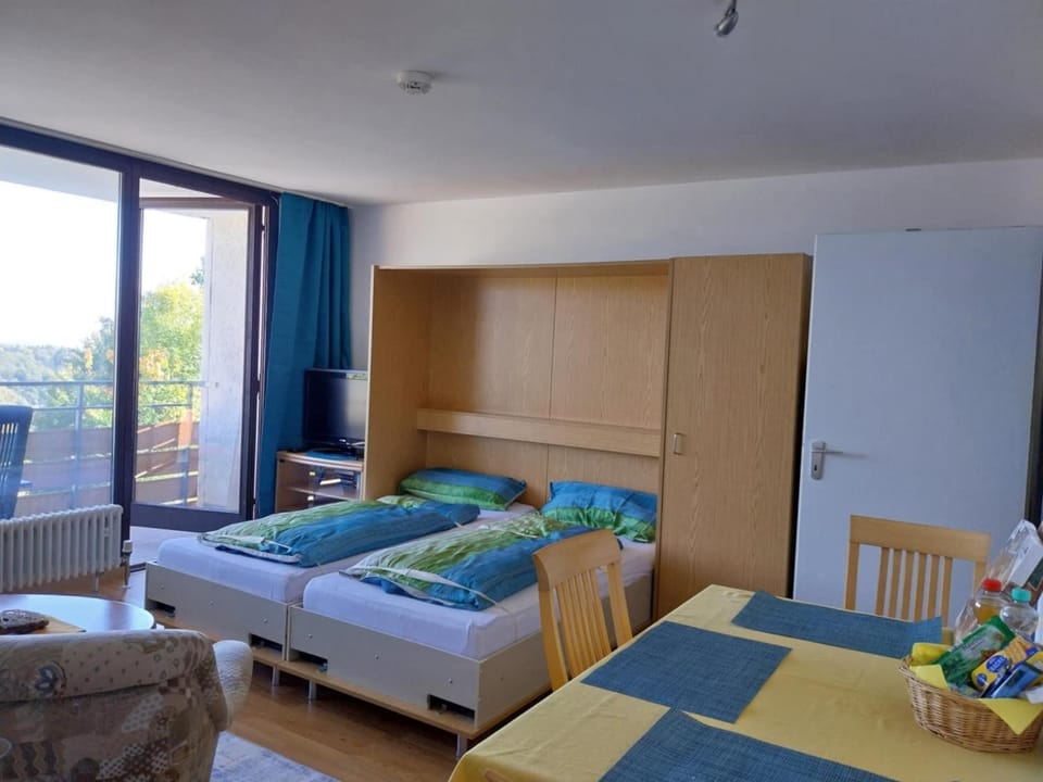 Bed, Living room, Photo of the whole room