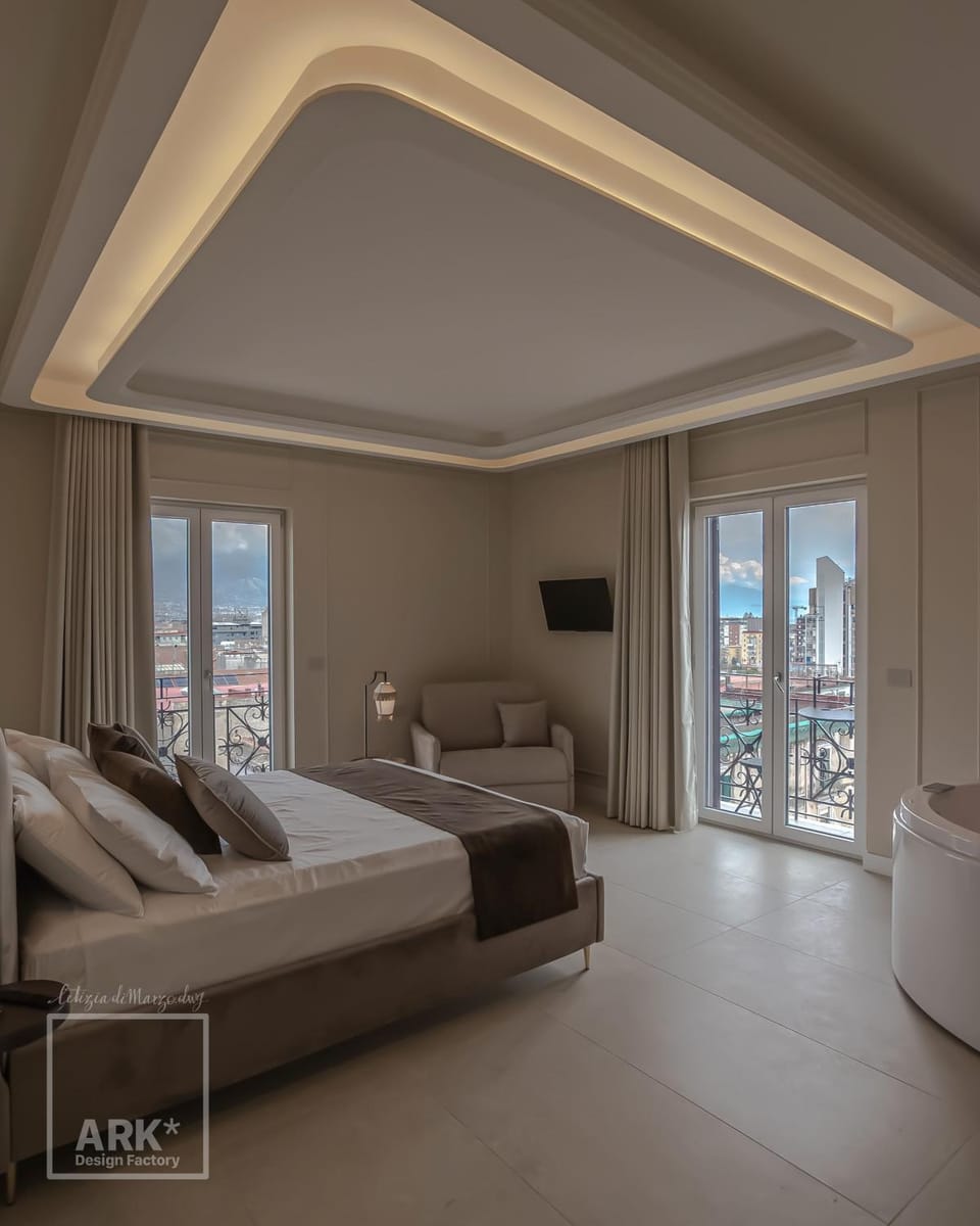 Bed, View (from property/room), Photo of the whole room, Decorative detail, Bedroom