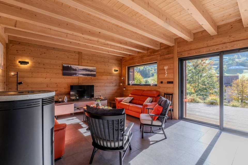Chalet paisible 3 étoiles Sauna, Cheminée, Terrasse Sud, Vue montagne, Bois & Pierre authentique et confort moderne Chalet in La Bresse