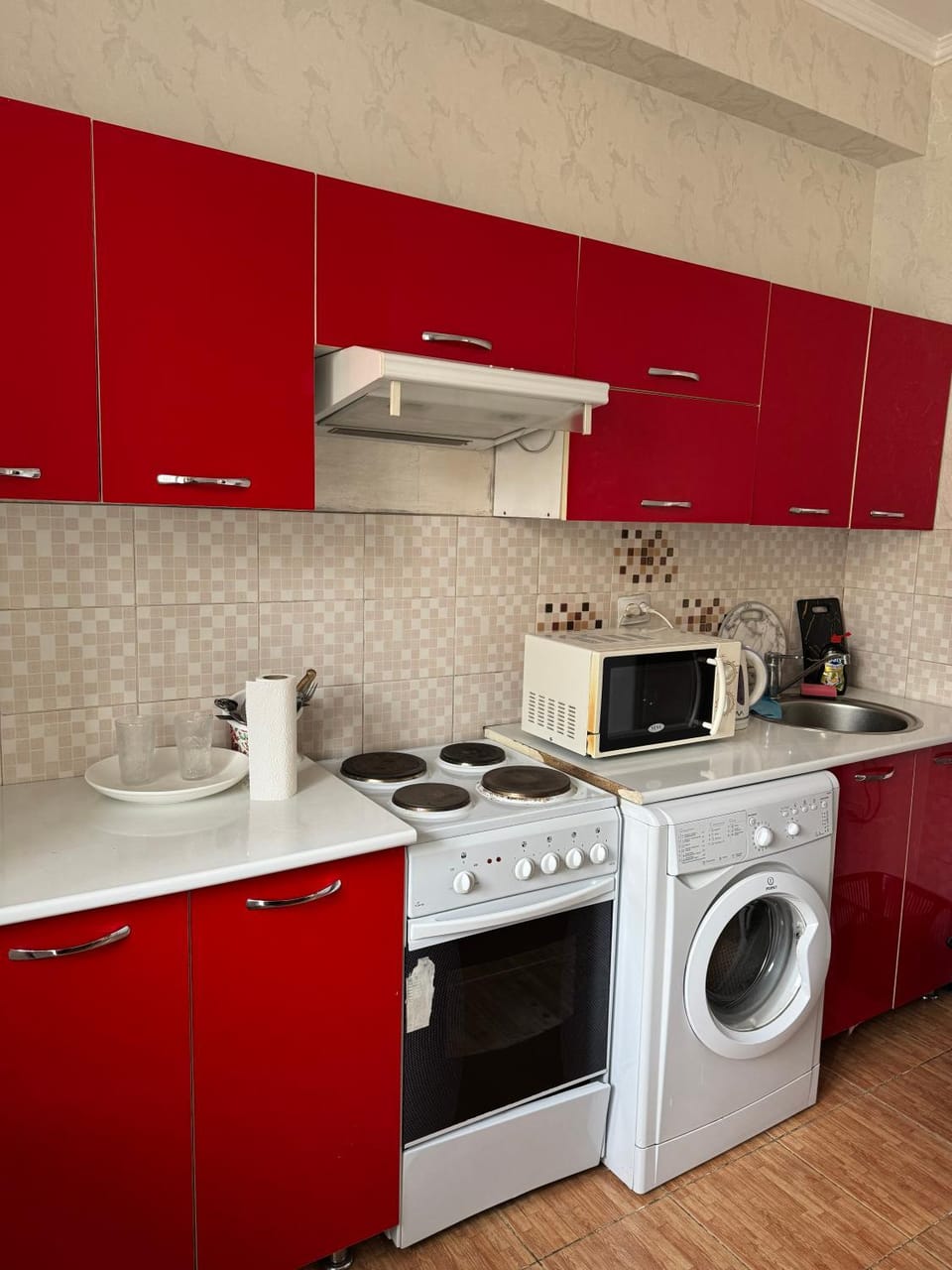 Kitchen or kitchenette, dishwasher, minibar, pet friendly, stove, toaster, washing machine, dryer