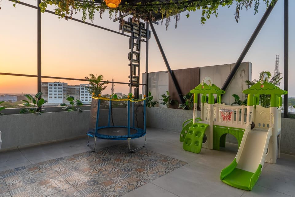 Children play ground, View (from property/room), Balcony/Terrace, Sunset
