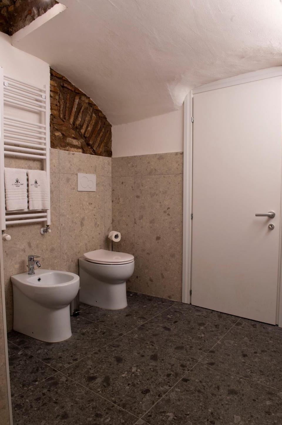 Toilet, Bathroom, bidet, towels