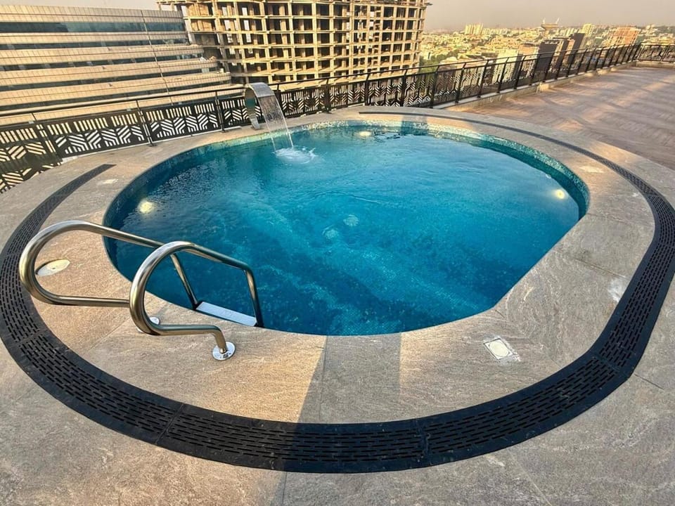 Natural landscape, Pool view, Swimming pool, sunbed