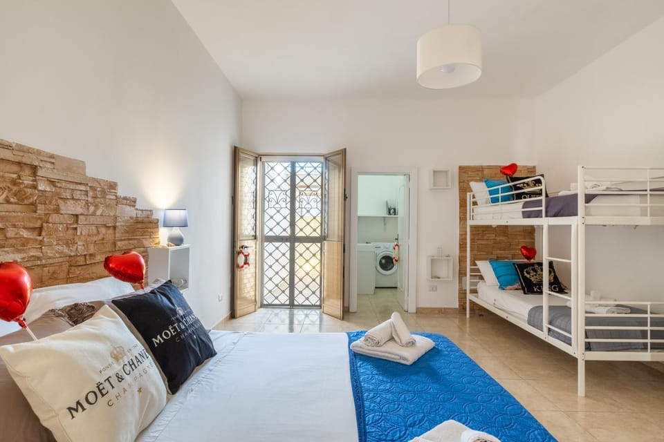 Property building, Living room, Bedroom