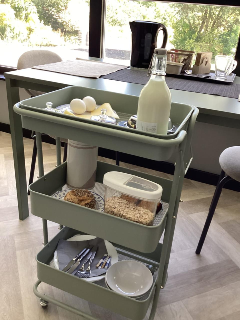 Dining area, Breakfast