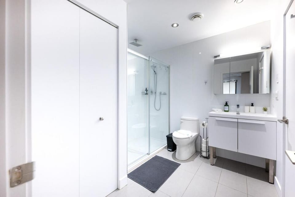 Shower, Toilet, Bathroom, towels