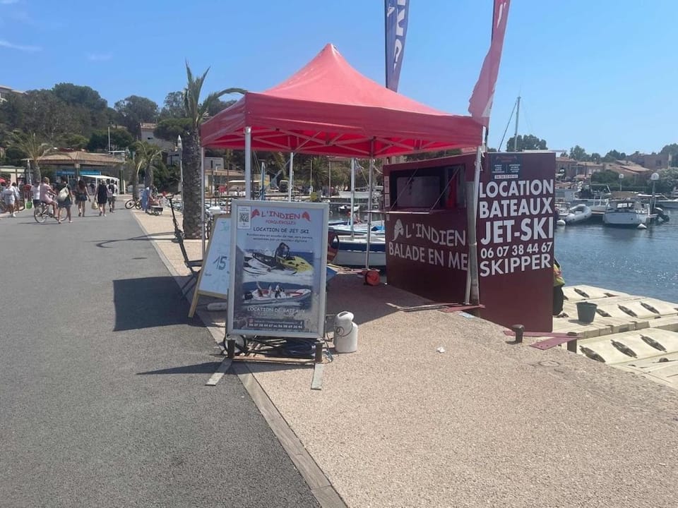Le Rafifou Porquerolles Docked boat in Hyères