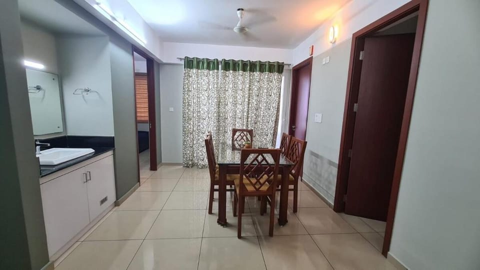 2 bhk ac flat near lulu and Kims Apartment in Thiruvananthapuram