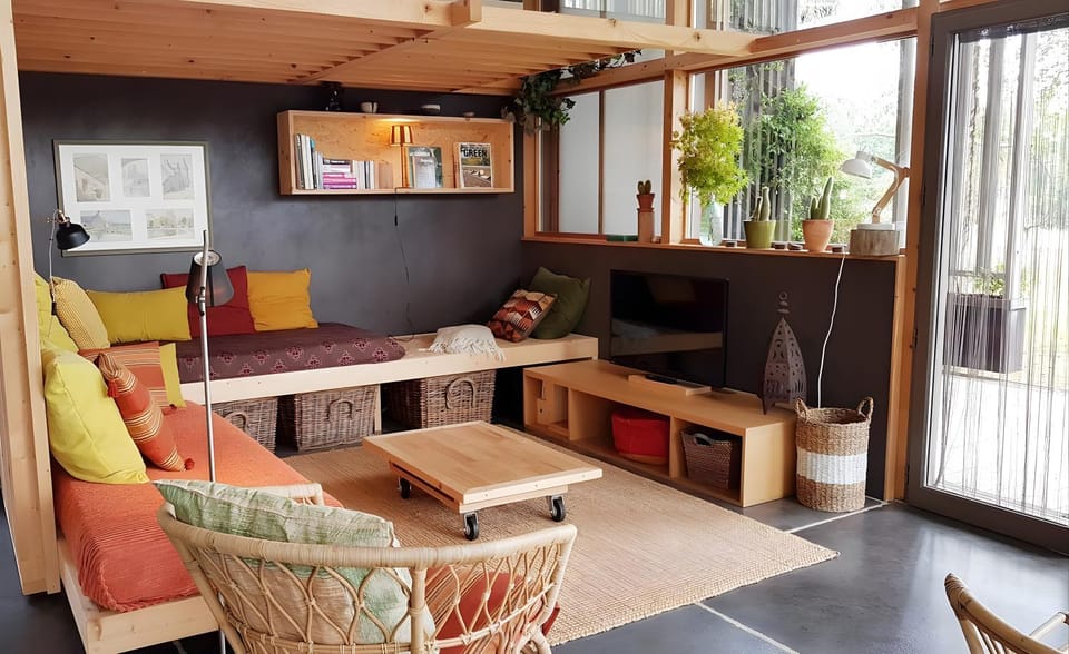 Property building, Living room