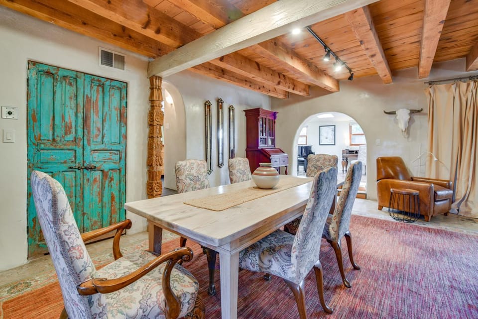 Rustic Adobe-Style Home w/ Hot Tub in Santa Fe House in Santa Fe
