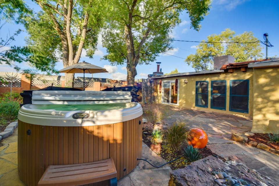 Rustic Adobe-Style Home w/ Hot Tub in Santa Fe House in Santa Fe