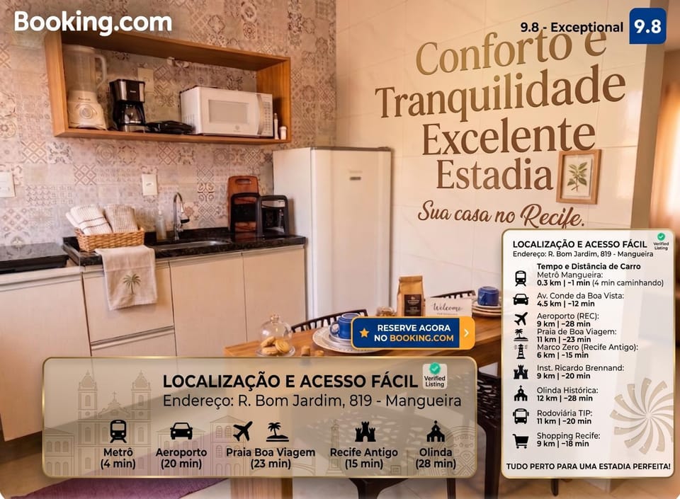 Conforto e Tranquilidade - Excelente Estadia Apartment in Recife