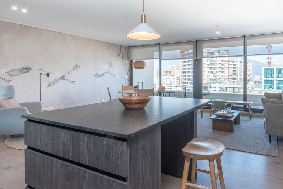 HOM ELITE I 97m2 Suite TOP1 I Parking I Las Condes PWF Apartment in Las Condes
