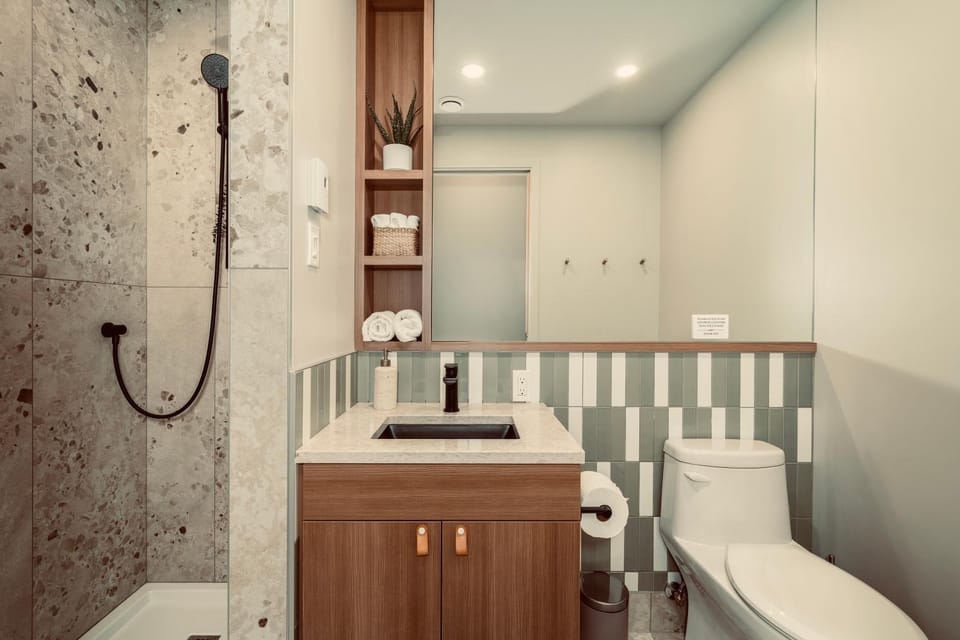 Shower, Toilet, Bathroom, towels