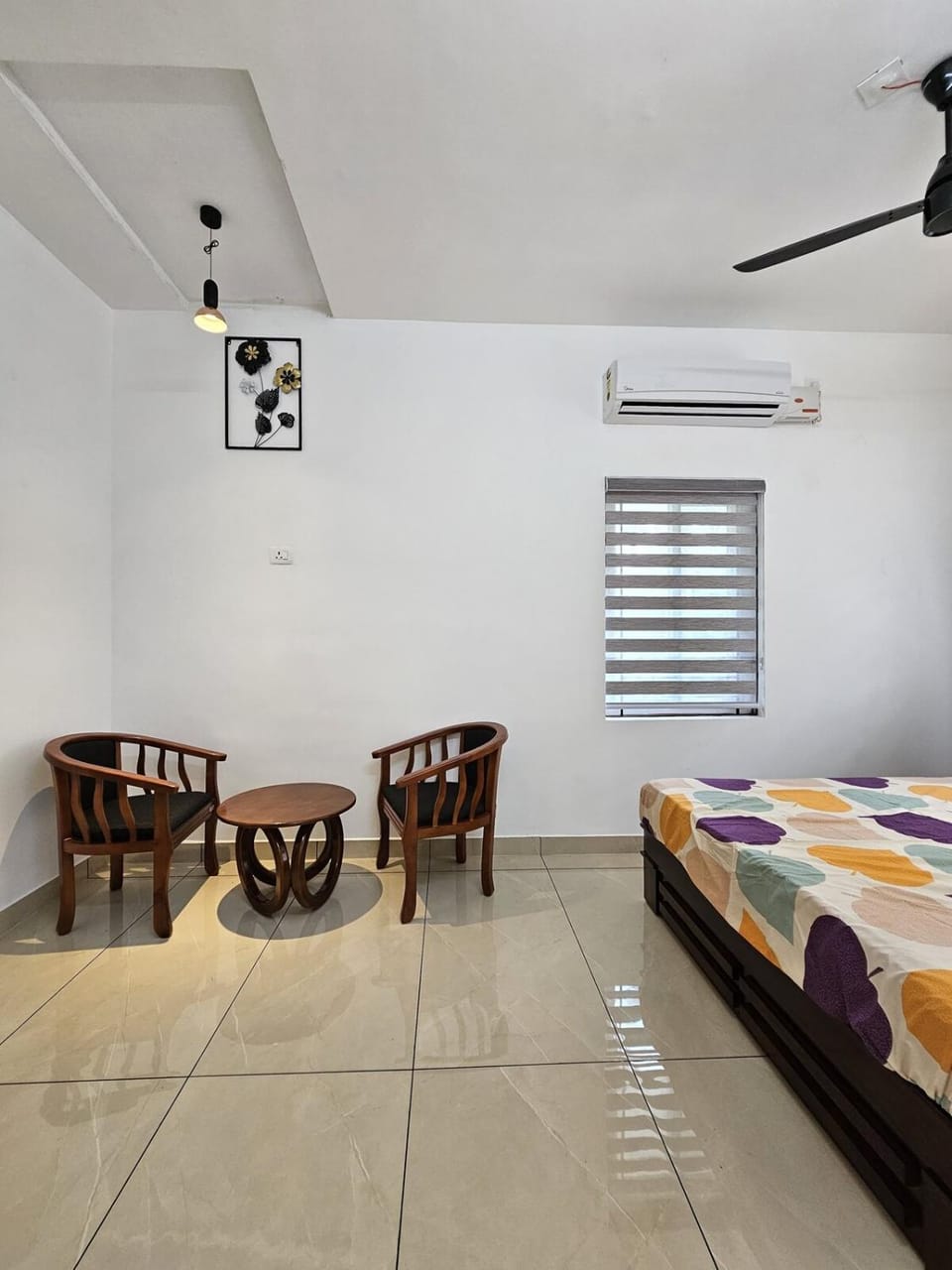 Bed, Bedroom, air conditioner