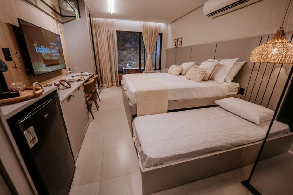 Flat pé na areia no Bessa, acomoda até 4 hóspedes Apartment in Cabedelo