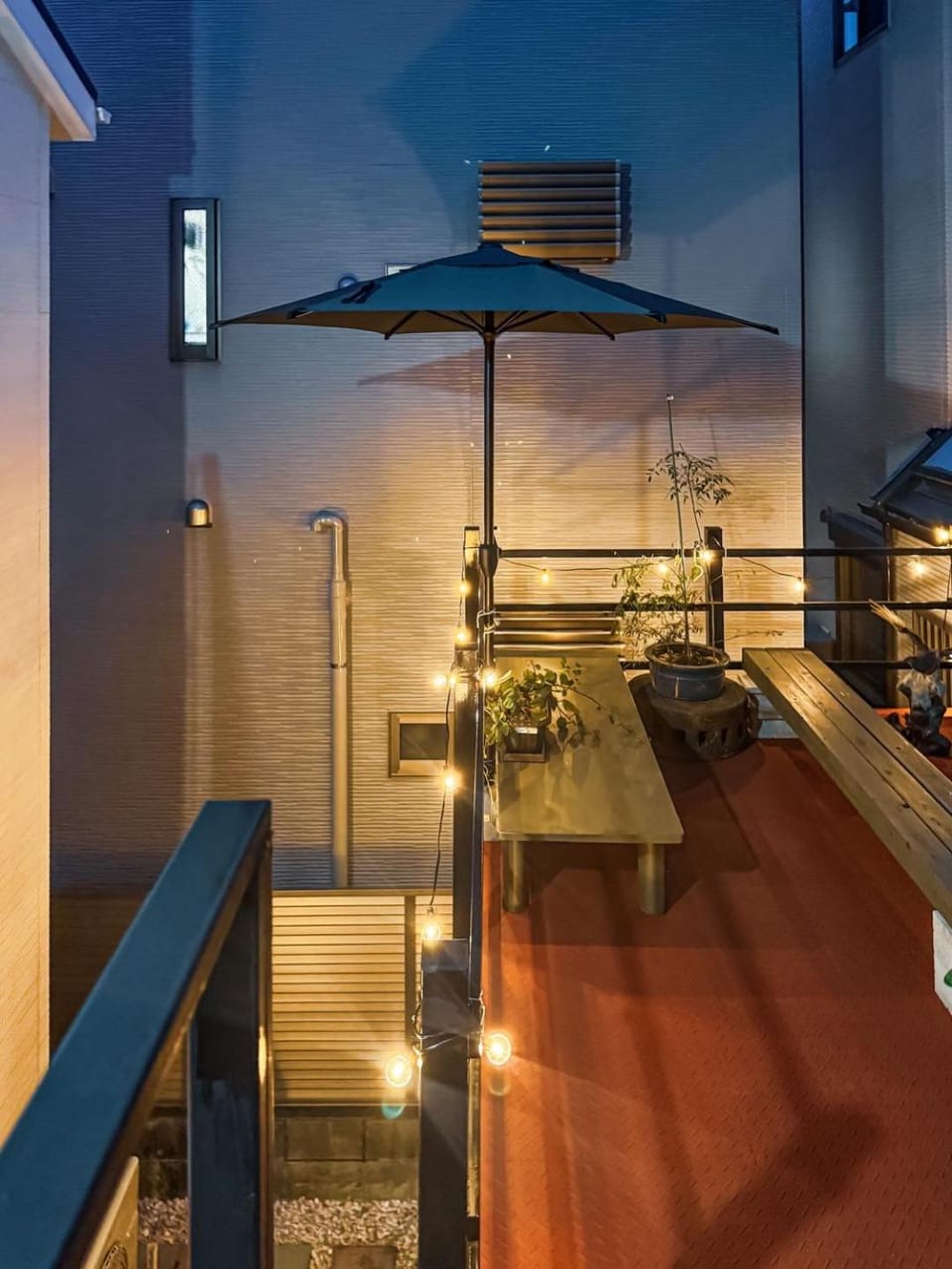 Night, View (from property/room), Balcony/Terrace