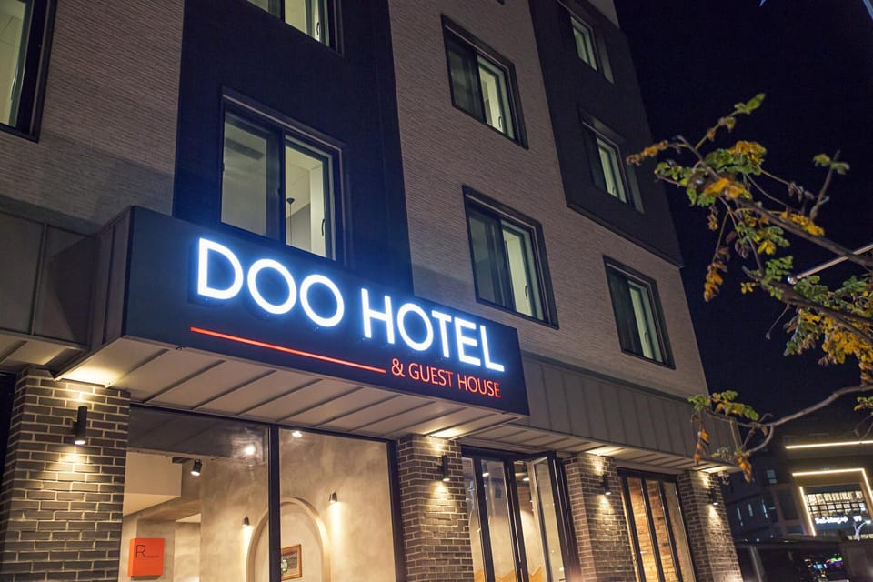 Property building, Night, Property logo or sign