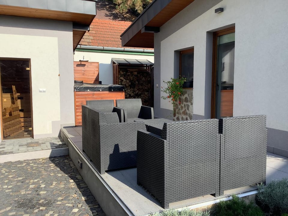 Property building, Patio