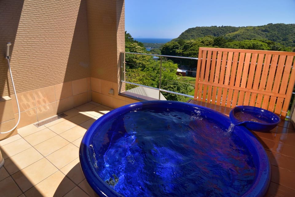 Hot Spring Bath, Hot Spring Bath, View (from property/room), View (from property/room), Balcony/Terrace, Photo of the whole room, Mountain view, Sea view, Area and facilities, Open Air Bath, Open Air Bath